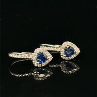Orecchini Cianfrone Gioielli Donna in Oro Zaffiro 0.80 Ct OROR-36-198 - OROR-36-198
